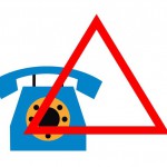 電話△